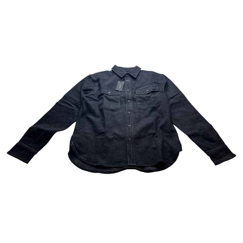11-97 RAG & BONE Men's NWT $325 Denim Jack Shirt Black Medium